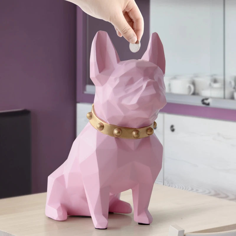 french bulldog coin bank
