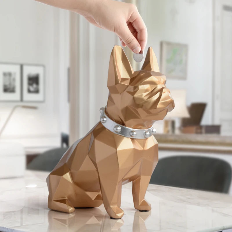 french bulldog coin bank